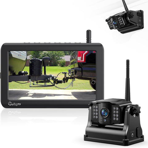 Upgraded Battery Wireless Backup Camera System Kit